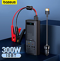 Інвертор чистий синус Baseus 12V - 220V перетворювач енергії зарядний пристрій 300 Вт