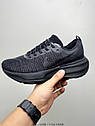 Eur36-45 Кросівки бігові чорні Nike Zoom X Invisible Run FX3 Black/Silver, фото 4