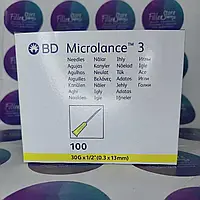 Голки для ін'єкцій BD Microlance 30*13 G 100 шт.