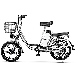 Електровелосипед MINAKO V8 PRO (18" 48V 13Ah 500W ) хром, модель 2023 року