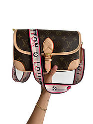 Жіноча сумка Луї Віттон коричнева Louis Vuitton Brown Premium