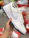 Eur36-45 Nike Dunk Low SB білі чоловічі кросівки, фото 7