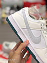 Eur36-45 Nike Dunk Low SB білі чоловічі кросівки, фото 6