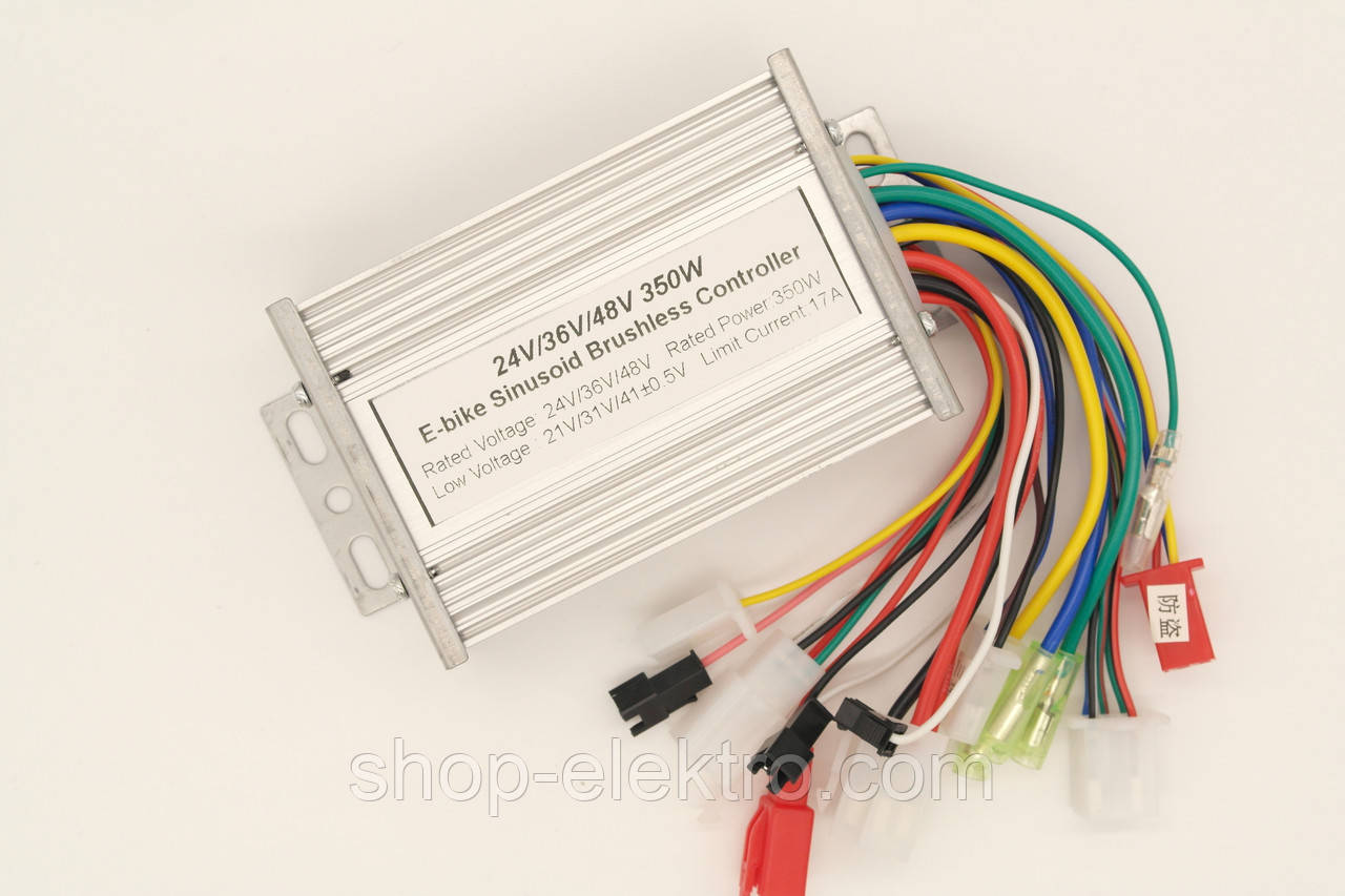 Контролер для мотор-колеса синусний 24V-36V-48V, 350W (ID#1940273328 ...