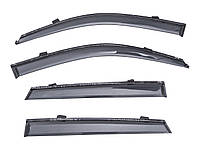 Дефлекторы окон (ветровики) SUN VISORS с декоративной вставкой HYUNDAI Tucson 2004-2010