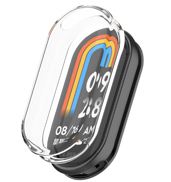 Чохол-накладка DK для Xiaomi Mi Smart Band 9 | Silicone Face Case (clear)