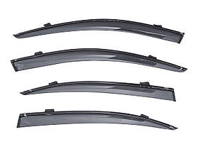 Дефлектори вікон (вітровики) SUN VISORS з декоративною вставкою SKODA OCTAVIA 2004-2013