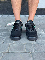 Чоловічі кросівки Nike Air Force 1 Low Tiffany & Co. Black Blue DZ1382-001, фото 6