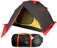 Палатка трехместная Tramp Peak 3 (v2) Grey/Red