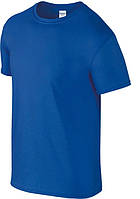 Футболка мужская синяя (василёк) Gildan Softstyle