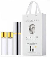 Міні парфум жіночий з феромонами Bvlgari Omnia Crystalline 3х15 мл