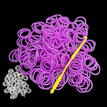 Гумки для плетіння, Фіолетові