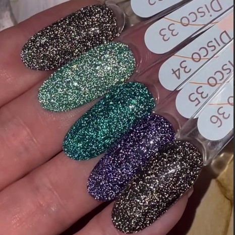 Гель лак GeliX DISCO 35 8мл синій, фото 1