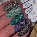 Гель лак GeliX DISCO 32 8мл чорний, фото 5