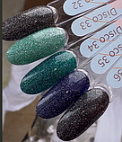 Гель лак GeliX DISCO 32 8мл чорний, фото 6