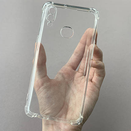 Чохол для Samsung Galaxy A10s чохол з бронь кутами із захистом камери на телефон самсунг а10с прозорий ttp, фото 1