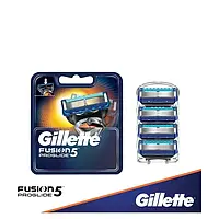 Кассеты Gillette Fusion ProGlide 4шт. Original (джилет фьюжн проглайд) картриджи проглайд Без упаковки