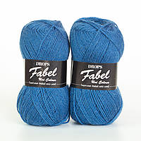 Пряжа Drops Fabel (колір 108 royal blue)