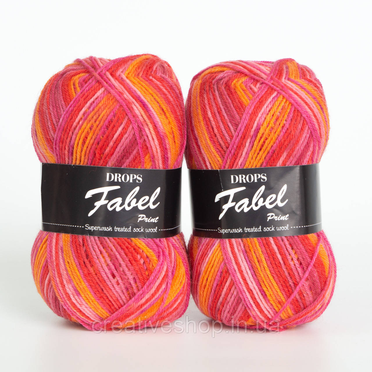 Пряжа Drops Fabel Print (колір 310 sunset), фото 1