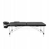 Масажний стіл складаний 4FIZJO Massage Table Alu W60 Black, фото 6