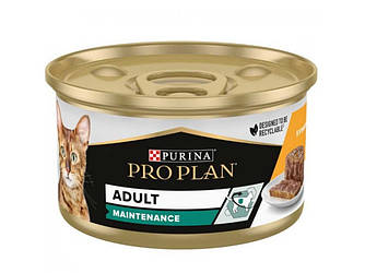 Purina Pro Plan Adult Maintenance (банку) Консерви для кішок Паштет зі шматочками курки 85 гр ж/б