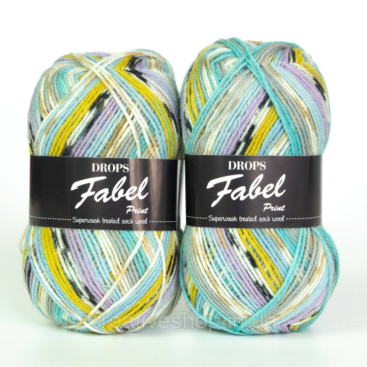 Пряжа Drops Fabel Print (колір 921 unicorn partyd), фото 1