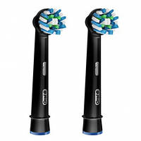 Сменные зубные насадки Oral-B Cross Action Black EB50BRB черная 2шт. зубные насадки для электрических щеток