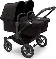 Коляска для двійні 2 в 1 Bugaboo Donkey 5 Twin Complete Midnight Black