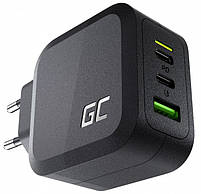 Green Cell GaN 65W 2x USB-C 1xUSB-A, фото 2