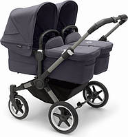 Коляска для двійні 2 в 1 Bugaboo Donkey 5 Twin Complete Stormy Blue