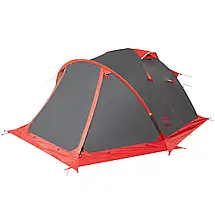 Намет двомісний Tramp Mountain 2 (v2) Grey/Red, фото 3