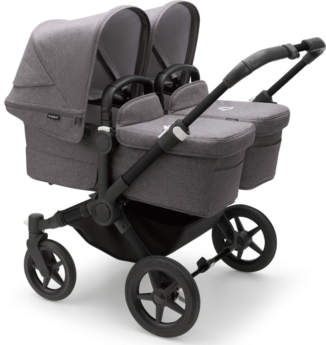 Коляска для двійні 2 в 1 Bugaboo Donkey 5 Twin Grey Melange