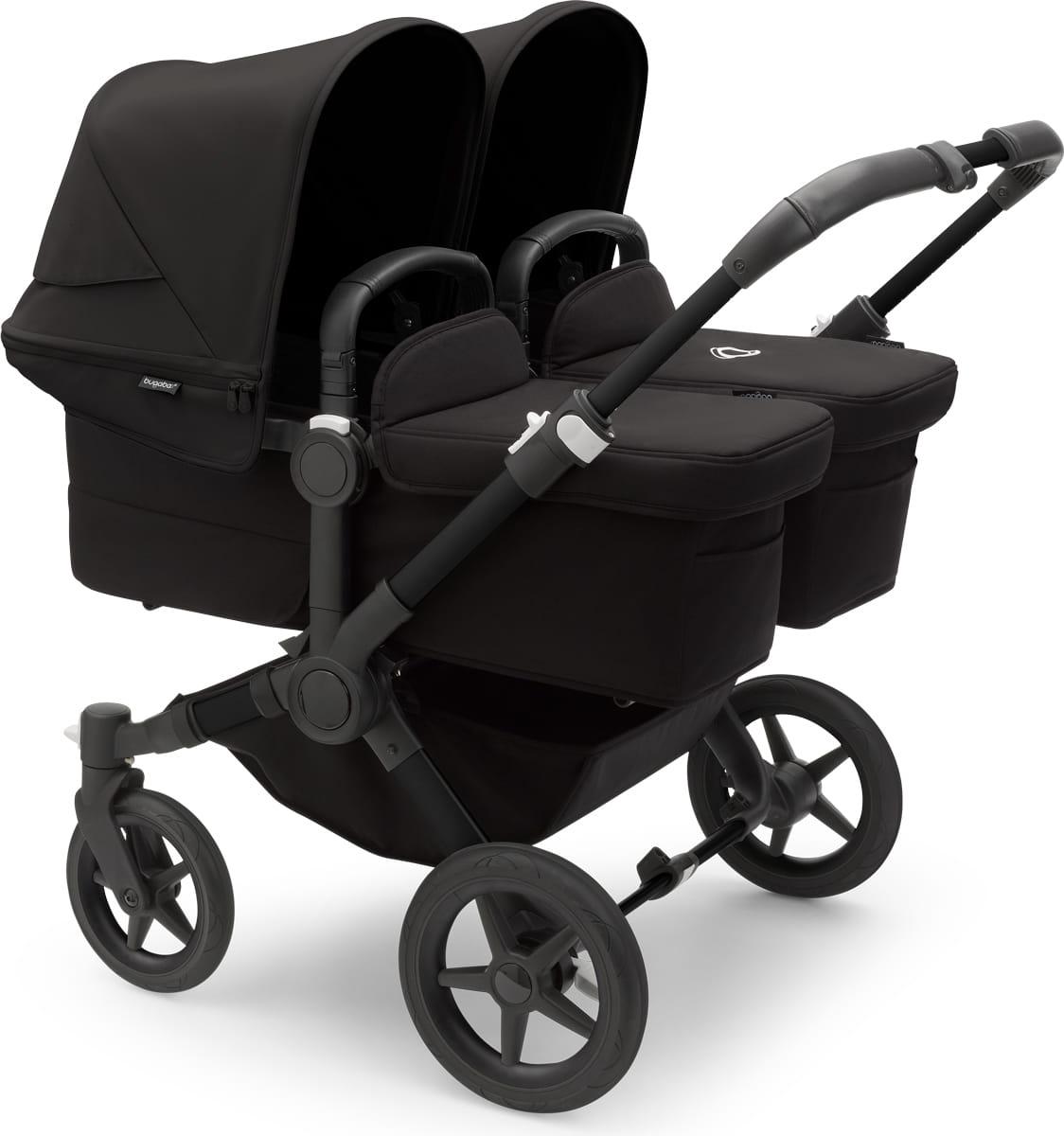 Коляска для двійні 2 в 1 Bugaboo Donkey 5 Twin Midnight Black