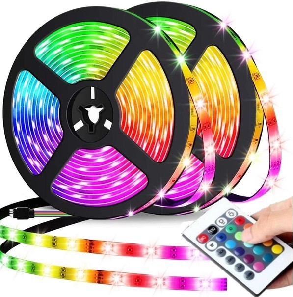 Світлодіодна стрічка LED 3528 RGB комплект 4,5 метра, різнобарвна