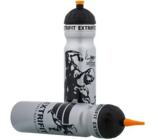 Пляшка для води EXTRIFIT Bottle Extrifit short nozzle 1L сірий