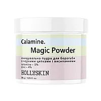 Очищающая пудра для борьбы с черными пятнышками и сыпями HOLLYSKIN Calamine Magic Powder, 30г