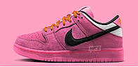 Eur36-47.5 Powerpuff Girls x Nike SB Dunk Low Sneakers мужские женские кроссовки розовые