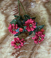 Искусственные цветы циния (майори)