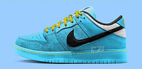 Eur36-47.5 Powerpuff Girls x Nike SB Dunk Low Sneakers мужские женские кроссовкие голубые