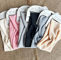 Пов'язки Чалма 12 см рубчик 6 шт/уп.