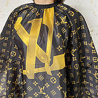 Пеньюар перукарський LV чорний (великі літери)