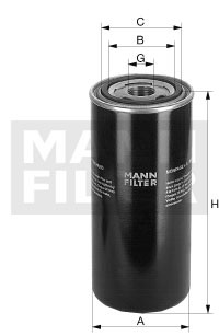 Масляний фільтр MANN FILTER (МАНН) WD 950/5