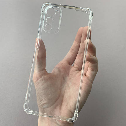 Чохол для Motorola E32 чохол з бронь кутами із захистом камери на телефон моторола е32 прозорий ttp, фото 1