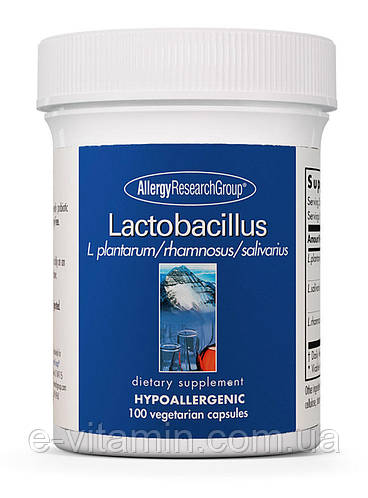 Lactobacillus plantarum/rhamnosus/salivarius, 100 Vegetarian Capsules ...