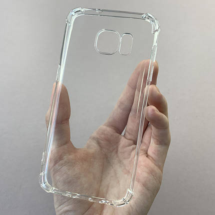 Чохол для Samsung Galaxy S7 чохол з бронь кутами із захистом камери на телефон самсунг с7 прозорий ttp, фото 1