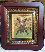 Святой апостол Андрей именная икона 20×18, лик 10*12