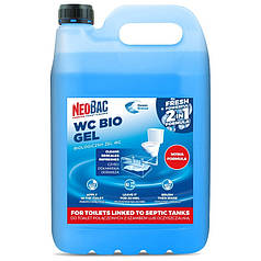 Гель для миття унітазів NeoBac WC Bio Gel Safe 2in1, 5л