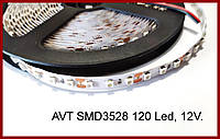 Светодиодная лента AVR SMD2835,120 Led, зелёная.