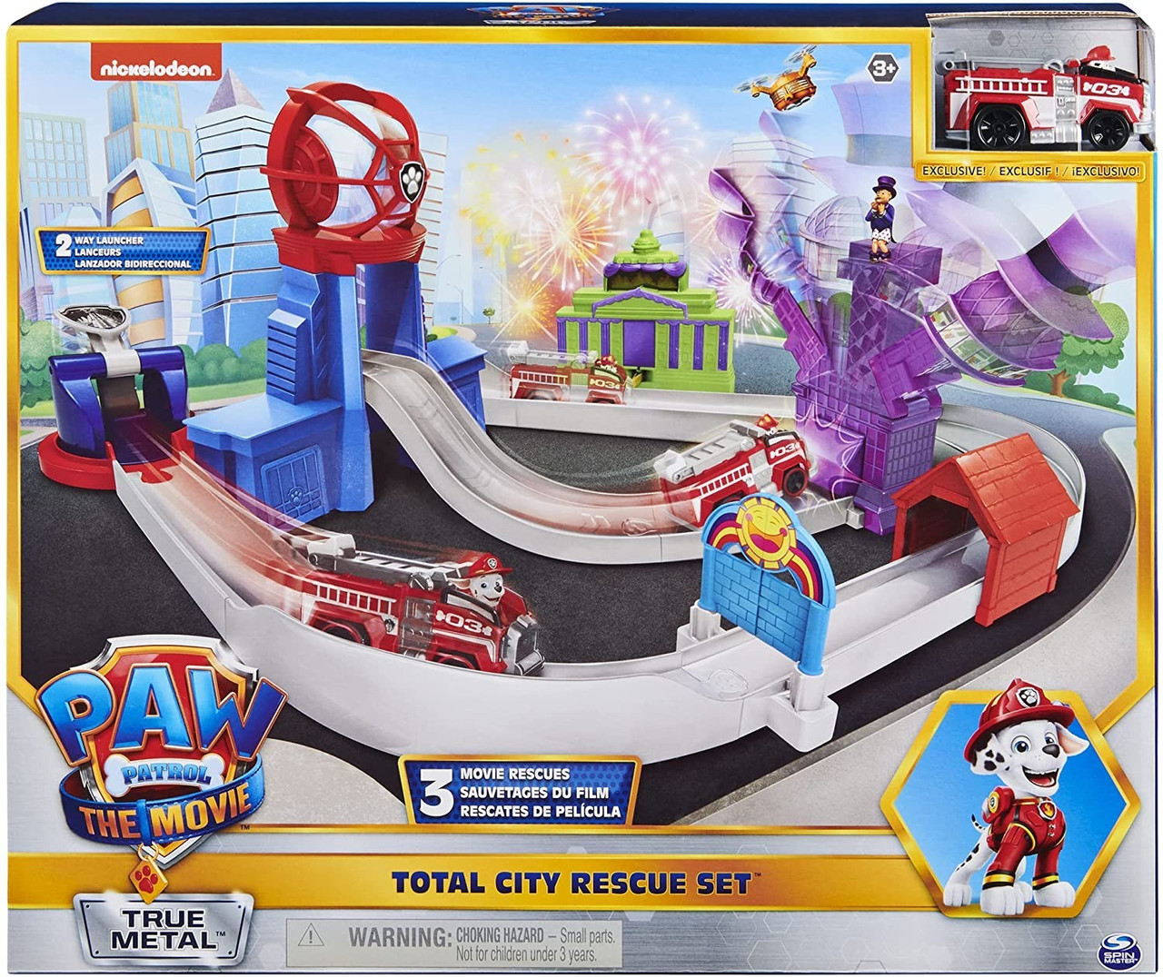 Ігровий набір Paw Patrol True Metal Total City Rescue Set Щенячий патруль "Порятунок Міста" (6061056-6063599)