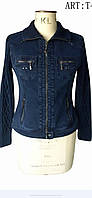 Куртка джинсова жіноча молодіжна, розміри XL-4XL "ALPAKA" недорого від прямого постачальника